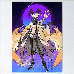 Hazbin Hotel Adam Rock Star Poster