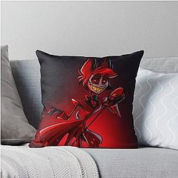 Hazbin Hotel and Alastor Throw Pillow