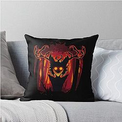 Alastor Deer Demon Hazbin Hotel Throw Pillow