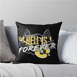 Hazbin Hotel Adam is Forever Throw Pillow