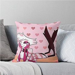 Hazbin Hotel - Angel Dust Throw Pillow