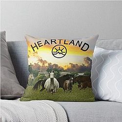 Heartland Horse Throw Pillow