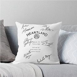 Heartland Script Throw Pillow