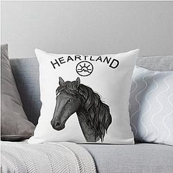 Heartland Horse Throw Pillow