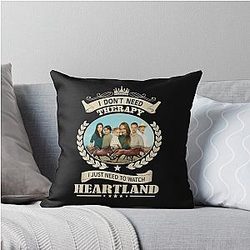 Heartland t-shirt, Heartland ranch Heartland US Heartland UK Heartland Canada heartland netflix Throw Pillow