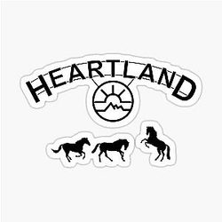 Heartland the Heartland Ranch Heartland Canada The Heartland Ranch Alberta Sticker