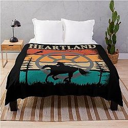 Nice Keepsake Heartland Ranch Sunset Gifts For Everyone Throw Blanket