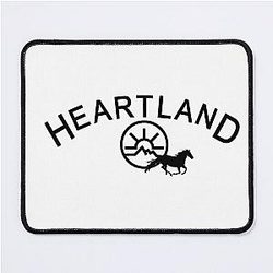 Heartland Black Mousepad