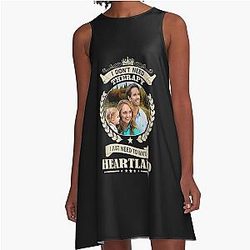 Heartland T-shirt, Heartland Dress, Heartland US, Heartland Uk, Heartland Canada, Heartland on Netflix, A-Line Dress