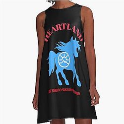 HL Ranch Black Heartland Ranch A-Line Dress