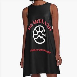 HL Ranch Black A-Line Dress