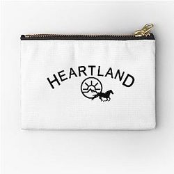 Heartland Black Zipper Pouch