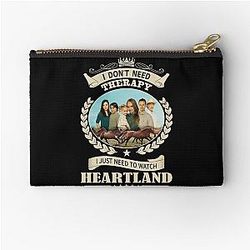 Heartland t-shirt / Heartland ranch / Heartland US / Heartland UK and Heartland Canada on Netflix with a Zipper Pouch