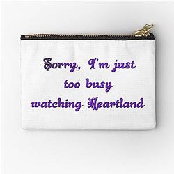 Sorry I'm too busy watching Heartland pouch