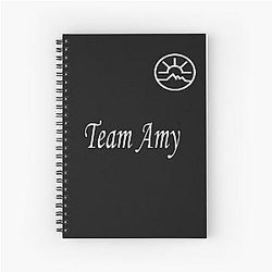 Team Amy Heartland Spiral Notebook