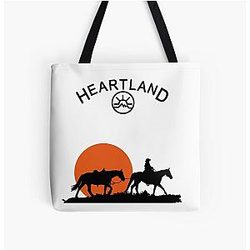 Heartland Horse All Over Print Tote Bag