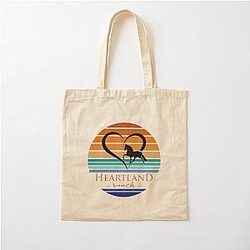 Heartland Ranch, Glitter, Heartland on Netflix, Sunset, Heartland in US, Heartland Cotton Tote Bag