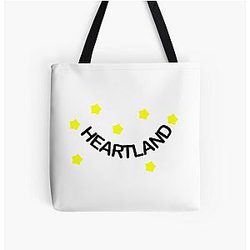 Heartland and Stars All Over Print Tote Bag