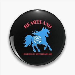 HL Ranch Black Heartland Ranch Pin