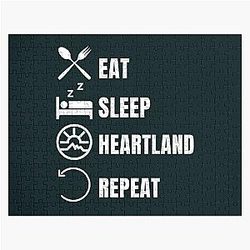 Heartland Ranch Amy and Ty Gift Fitted V-Neck Jigsaw Puzzle