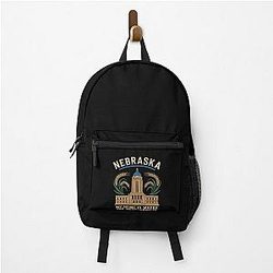 Nebraska Heartland State Pride Backpack in Gold Red Blue
