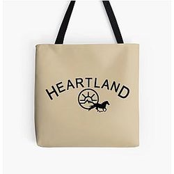 Heartland Black All Over Tote Bag