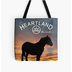 Heartland Horse All Over Print Tote Bag