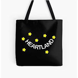 Heartland and Stars All Over Print Tote Bag