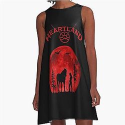 Heartland Ranch  
Heartland Vintage Horse Lovers A-Line Dress