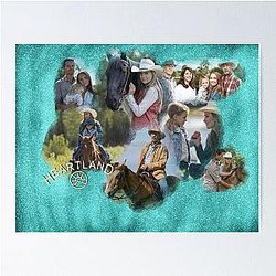 Heartland Glitter Wrap Poster