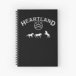 Heartland, Heartland Ranch, Heartland US, Heartland UK, Heartland Canada, Heartland (Netflix), Heartland Spiral Notebook