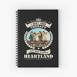 Heartland T-Shirt Heartland Ranch US Heartland UK Heartland Canada Heartland on Netflix a Spiral Notebook