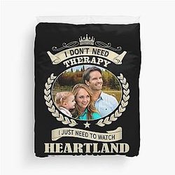 Heartland t-shirt, Heartland ranch, Heartland, Heartland UK, Heartland Canada, Heartland on Netflix Duvet Cover
