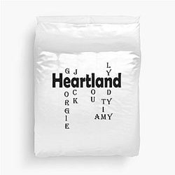 Heartland & Names Duvet Cover