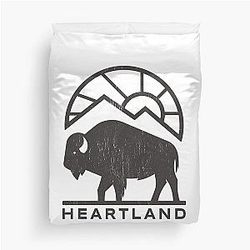 Heartland US Classic Heartland Ranch Classic T-Shirt Duvet Cover