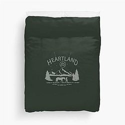 Heartland UK Funny Valentine's Day Farming Quote New Year Boxing Day Black Friday Heartland Ranch Duvet Cover