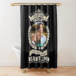 Heartland t-shirt, Heartland Ranch, Heartland US, Heartland UK, Heartland Canada, Heartland on Netflix Shower Curtain