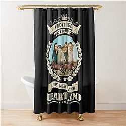 Heartland US t-shirt, Heartland ranch, heartland uk, heartland canada, heartland netflix, he shower curtain