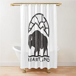Heartland Ranch US Classic T-Shirt Shower Curtain