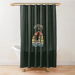 Heartland UK funny Valentines Day black Friday boxing Day farm quote Heartland ranch Alberta Shower Curtain