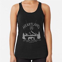 Heartland UK, Funny Valentines Day Sale, New Year, Boxing Day, Black Friday, Heartland Ranch Racerback Tank Top