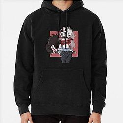 Helluva Boss Loona Sticker Pullover Hoodie