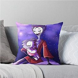 Stolas and Octavia Helluva Boss Throw Pillow