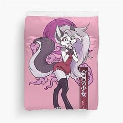 Loona Red Dress Helluva Boss Duvet Cover