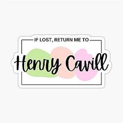 If Lost Return to Henry Cavill Sticker
