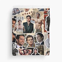 Henry Cavill photo collage duvet cover