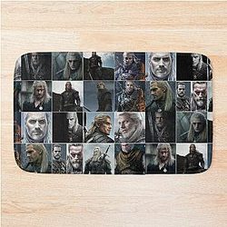 Henry Cavill White Wolf Photo Bath Mat