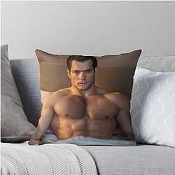 Henry Cavill Throw Pillow