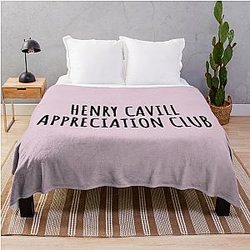 Henry Cavill Appreciation Club Throw Blanket