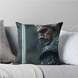 The Witcher Henry Cavill Throw Pillow